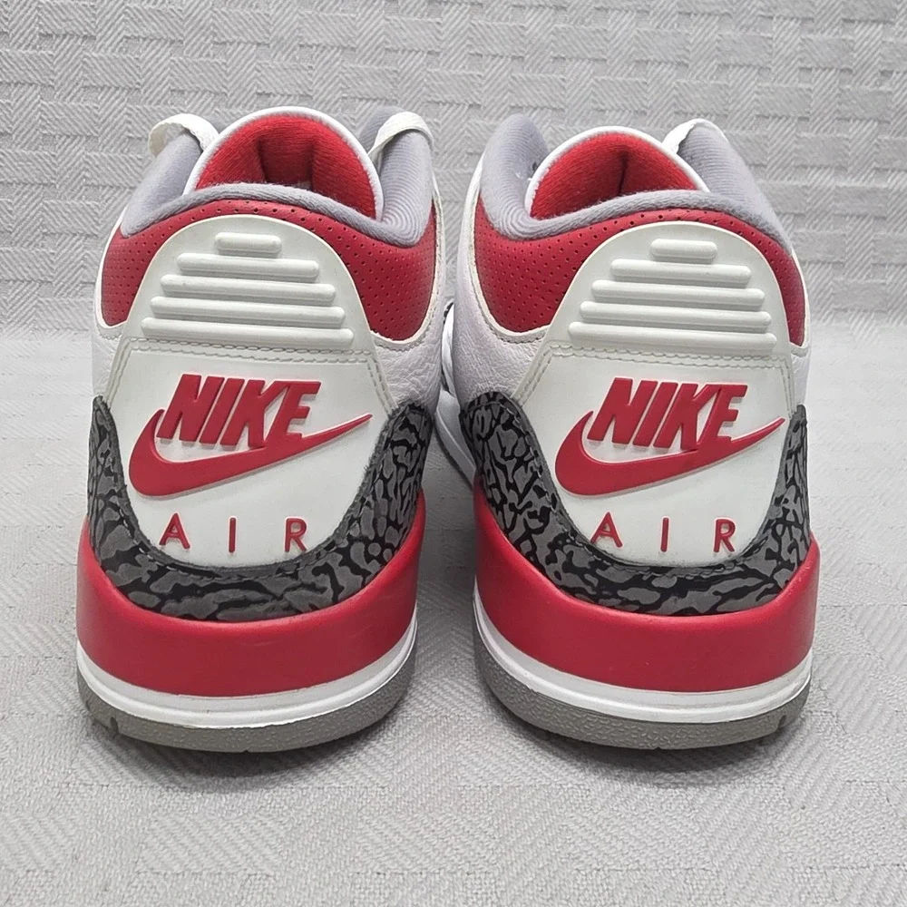 Nike Air Jordan 3 Retro Fire Red Mens Size 11.5 DN3707-160
